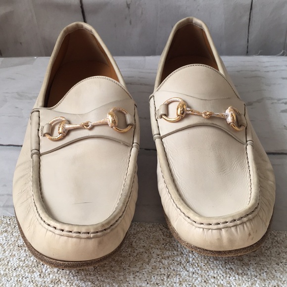 Gucci Other - GUCCI Mystic White Horsebit Loafers